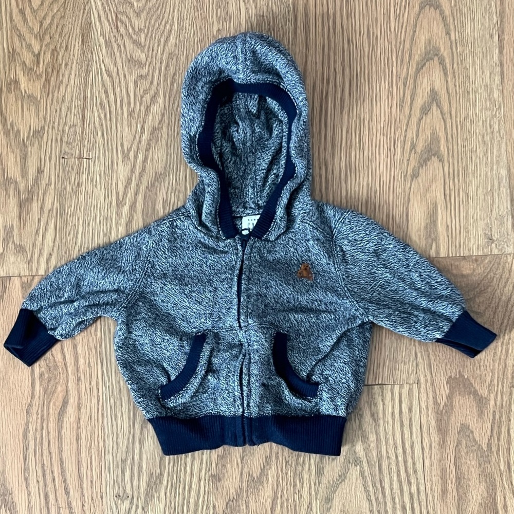 Blue babyGap hoodie size 0-3 months